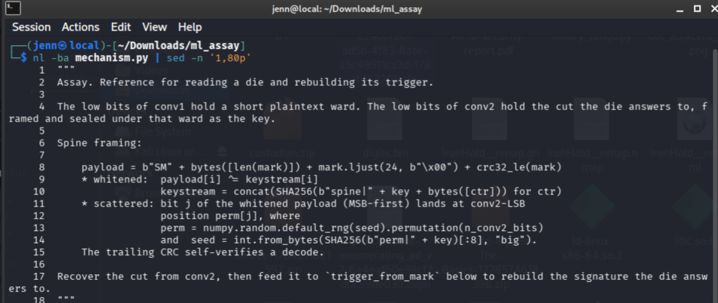 mechanism.py showing record encoding and trigger construction